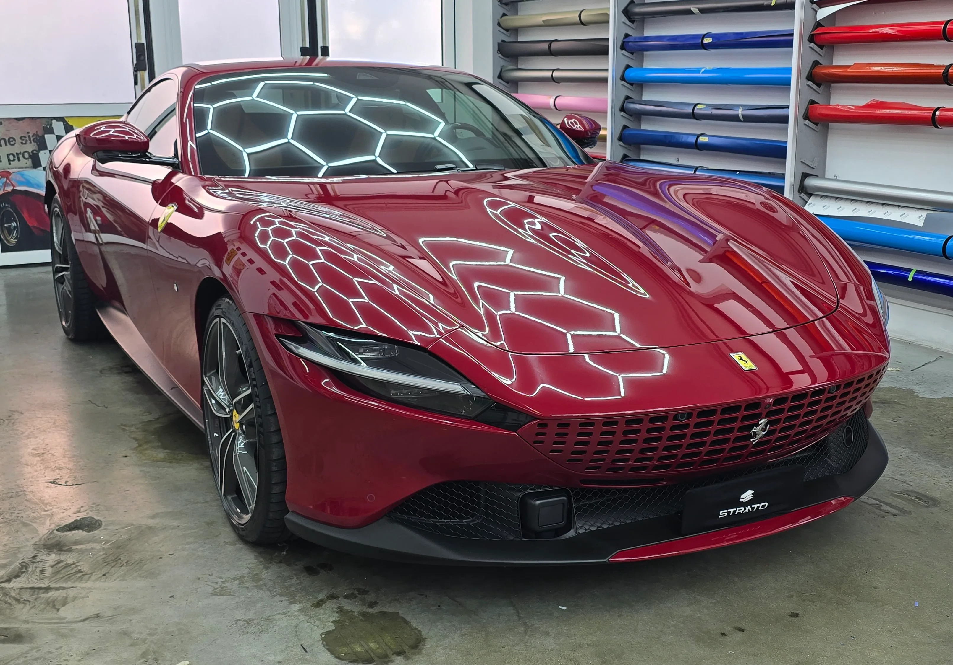 Ferrari Roma | PPF Oscuramento Vetri