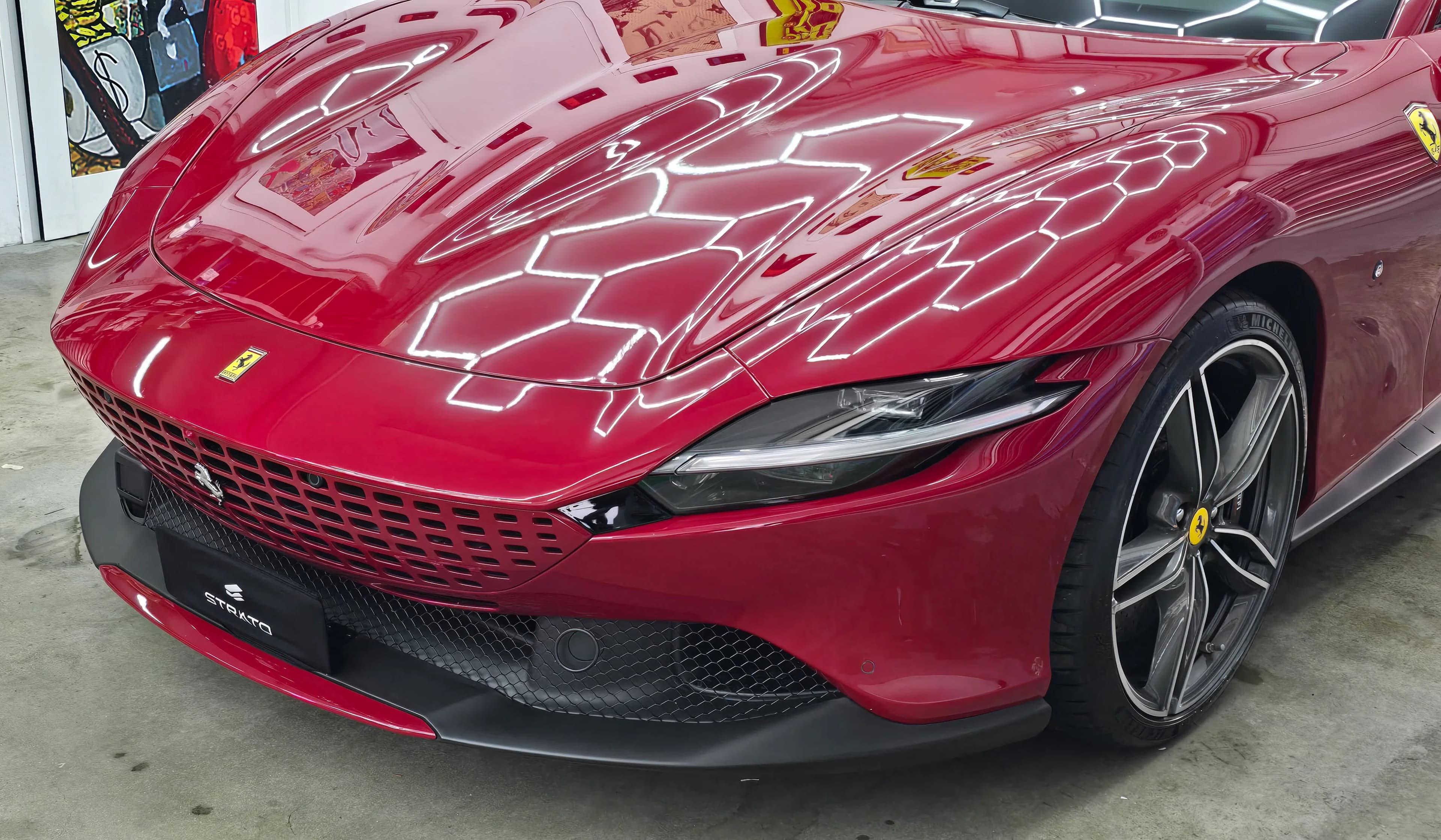 Ferrari Roma | PPF Oscuramento Vetri