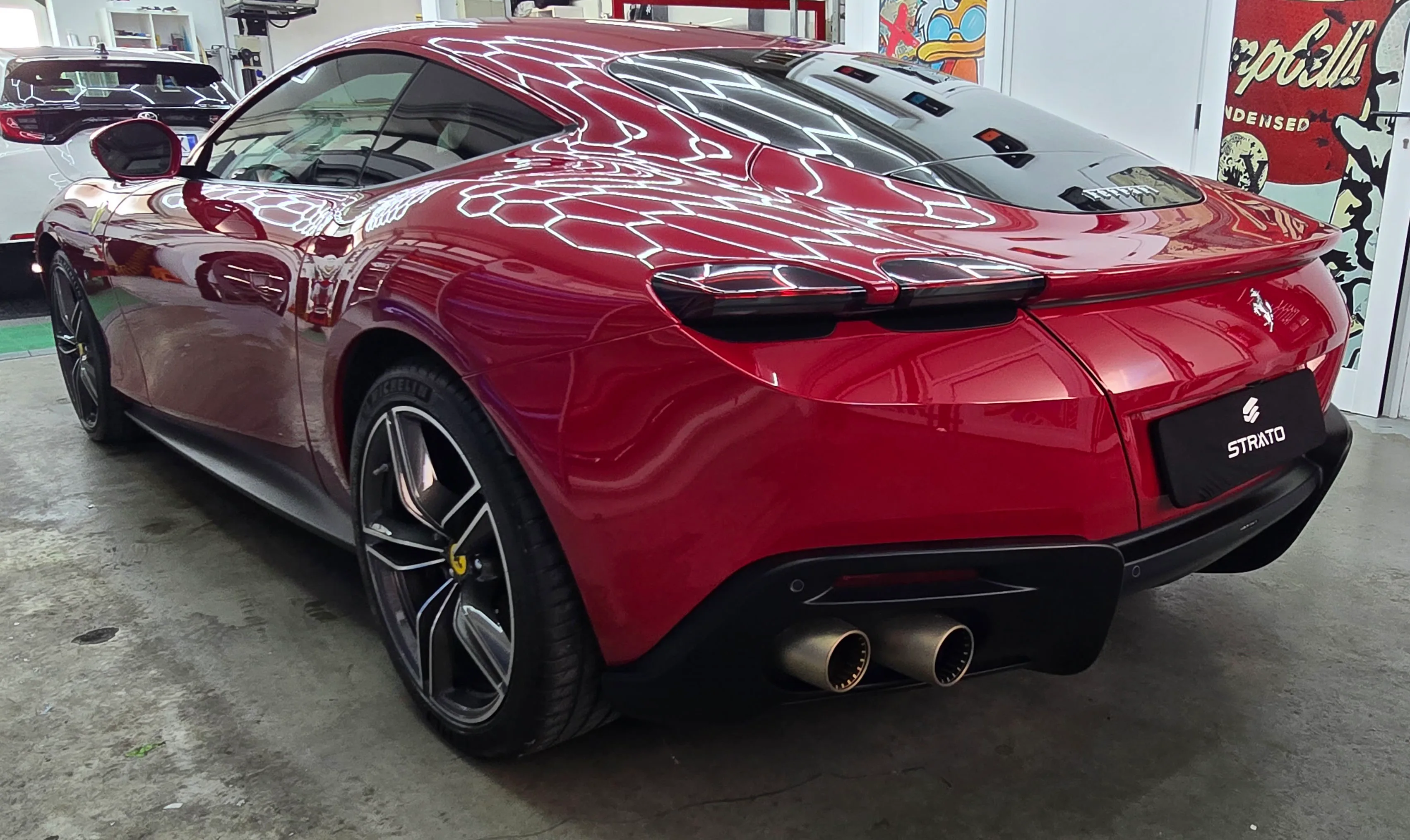 Ferrari Roma | PPF Oscuramento Vetri