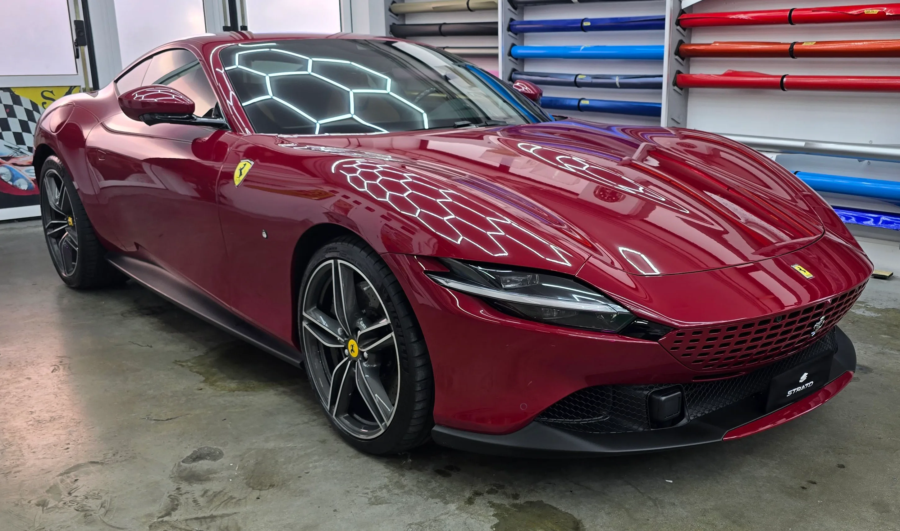 Ferrari Roma | PPF Oscuramento Vetri