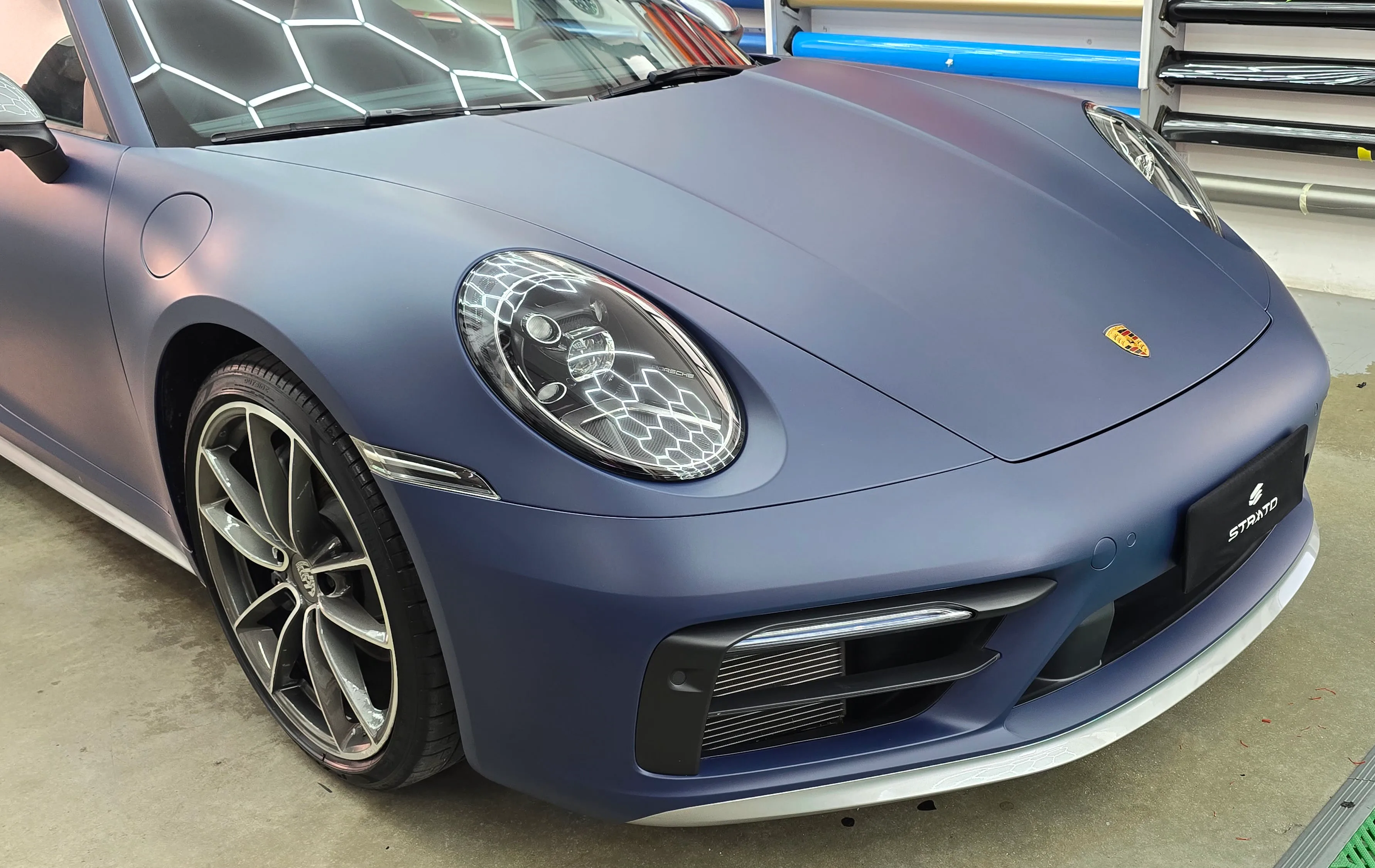 Porsche 911 Carrera | Wrapping Blue Indigo Matte