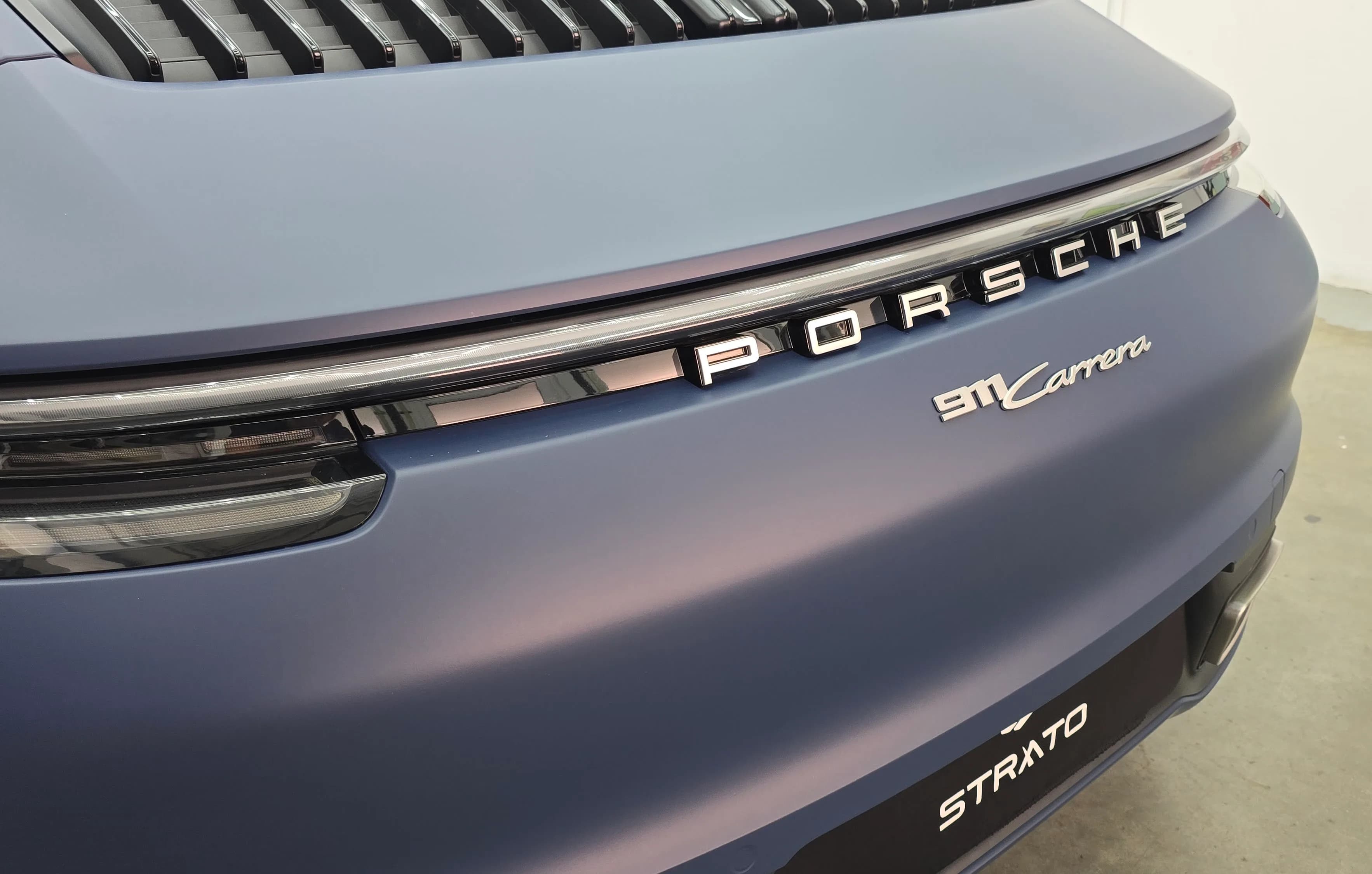 Porsche 911 Carrera | Wrapping Blue Indigo Matte
