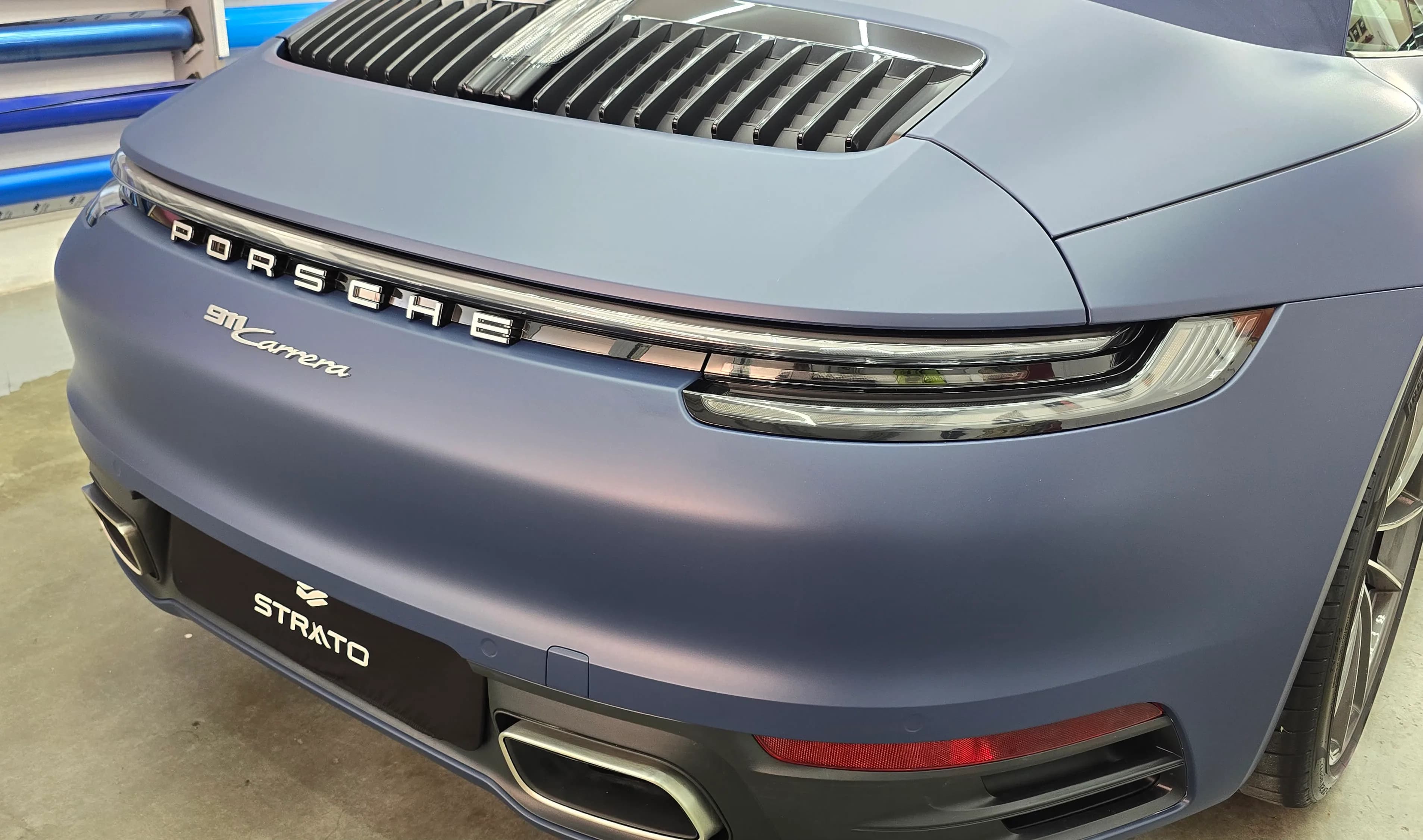 Porsche 911 Carrera | Wrapping Blue Indigo Matte