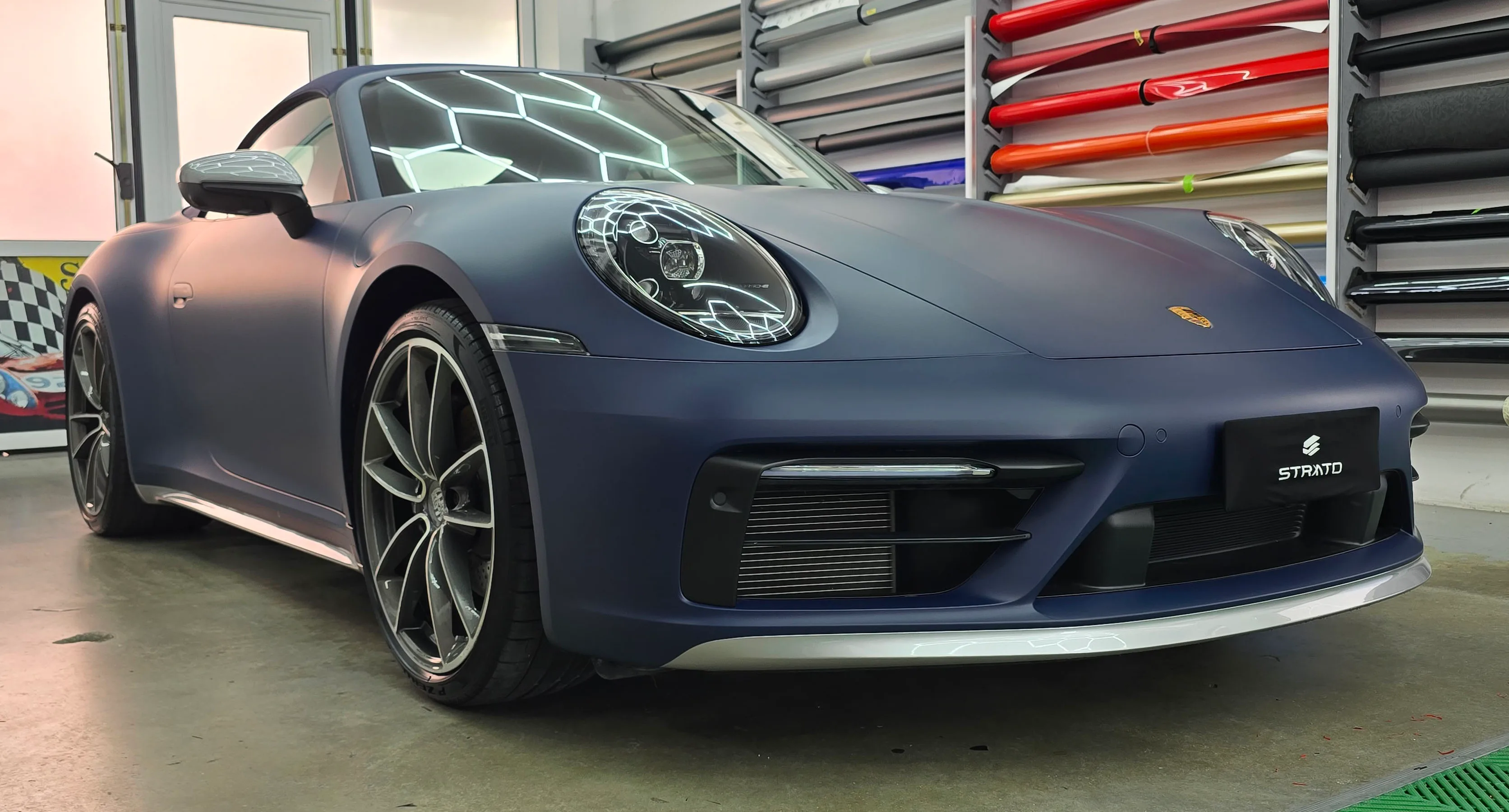 Porsche 911 Carrera | Wrapping Blue Indigo Matte