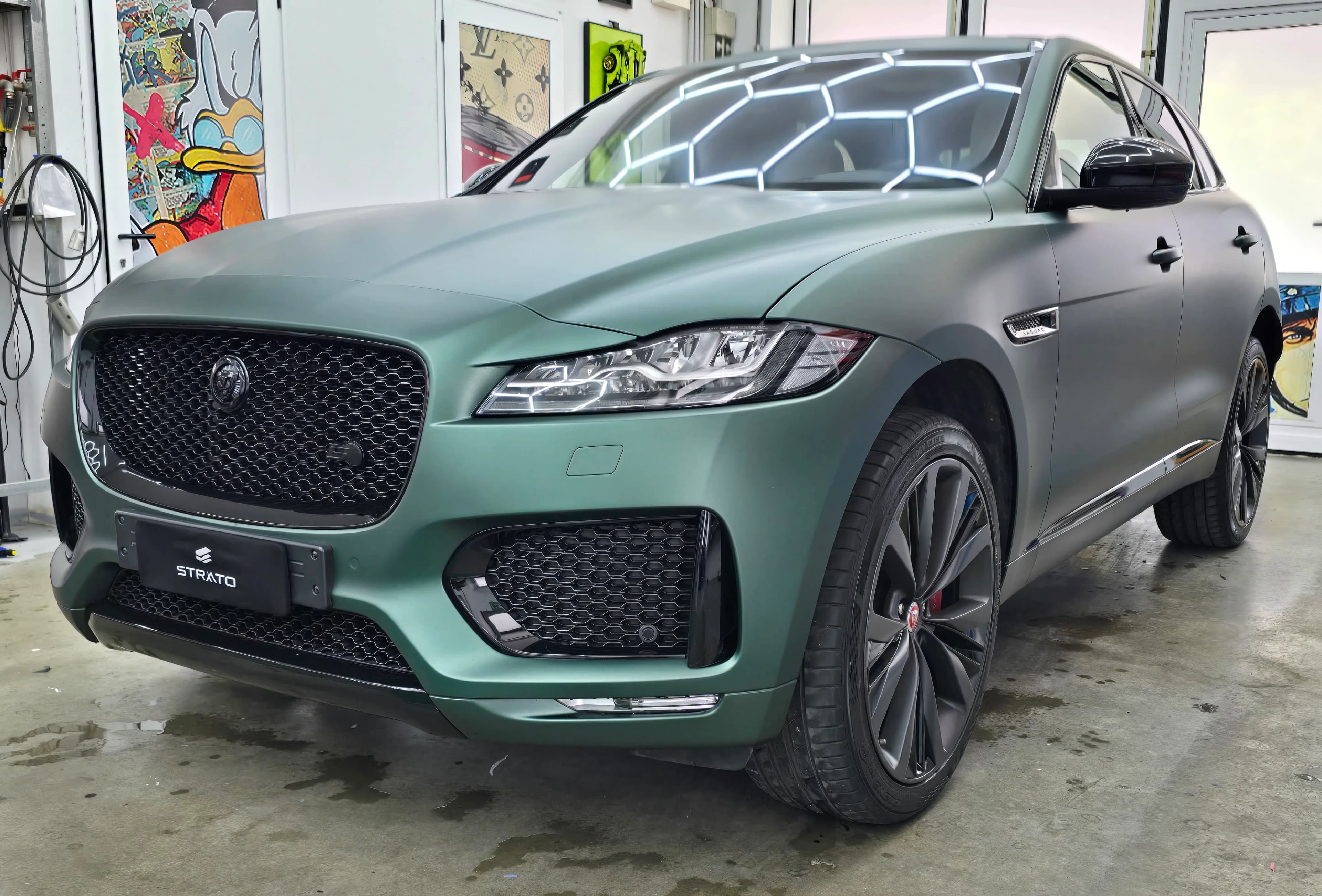 Jaguar F Pace | Matte Pine Green