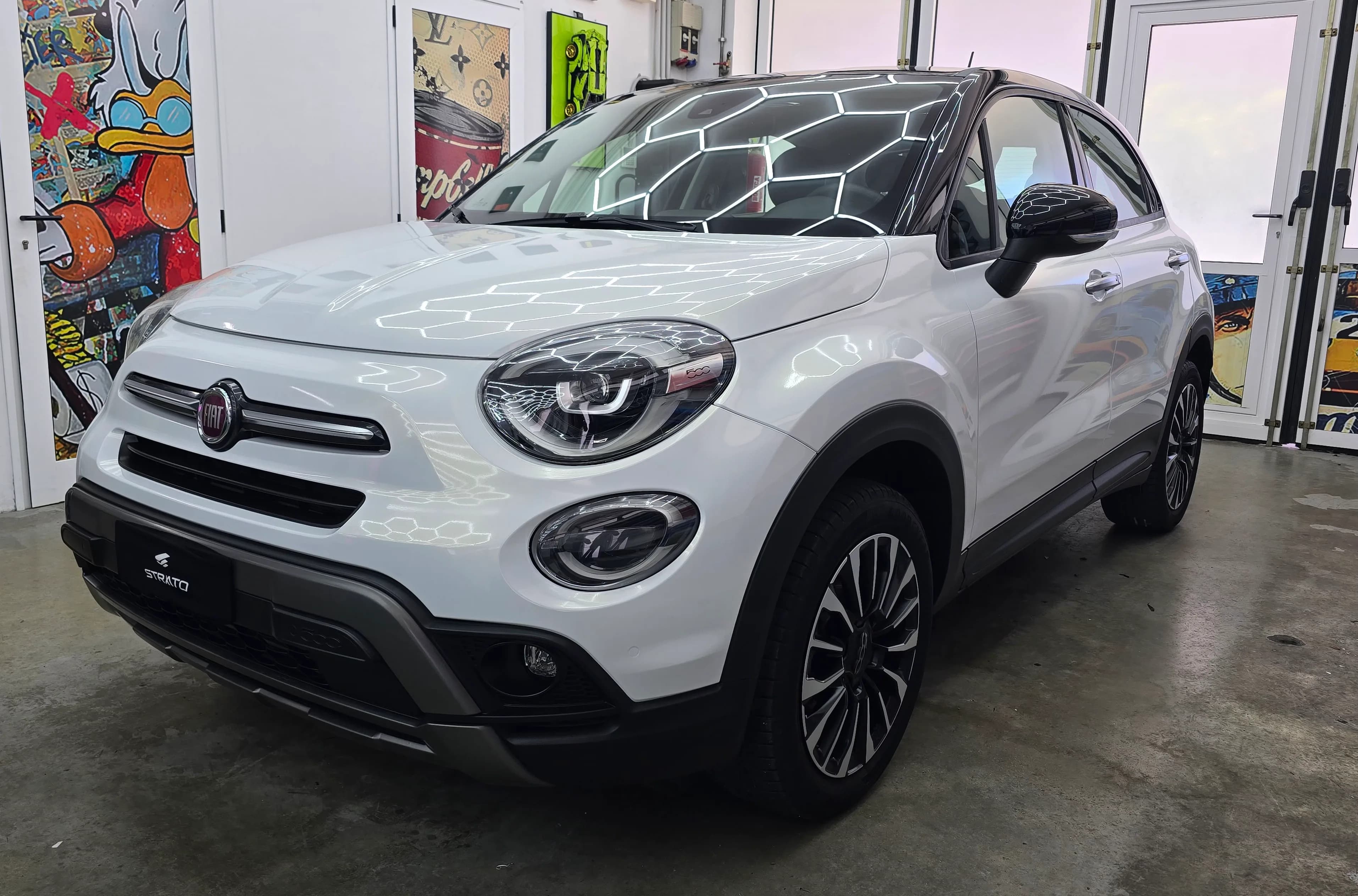 Fiat 500 X | Wrapping Frozen Vanilla Gloss