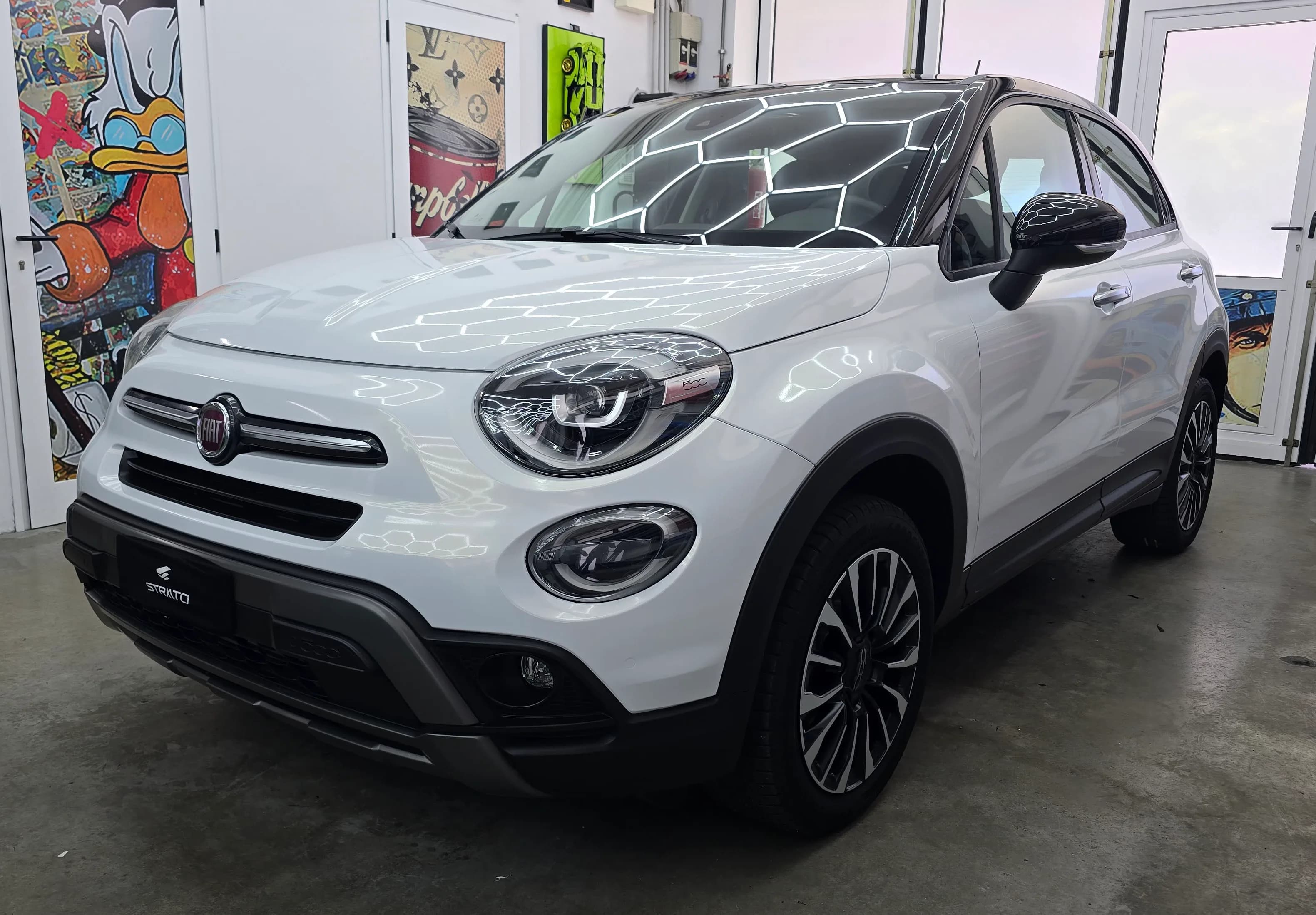 Fiat 500 X | Wrapping Frozen Vanilla Gloss