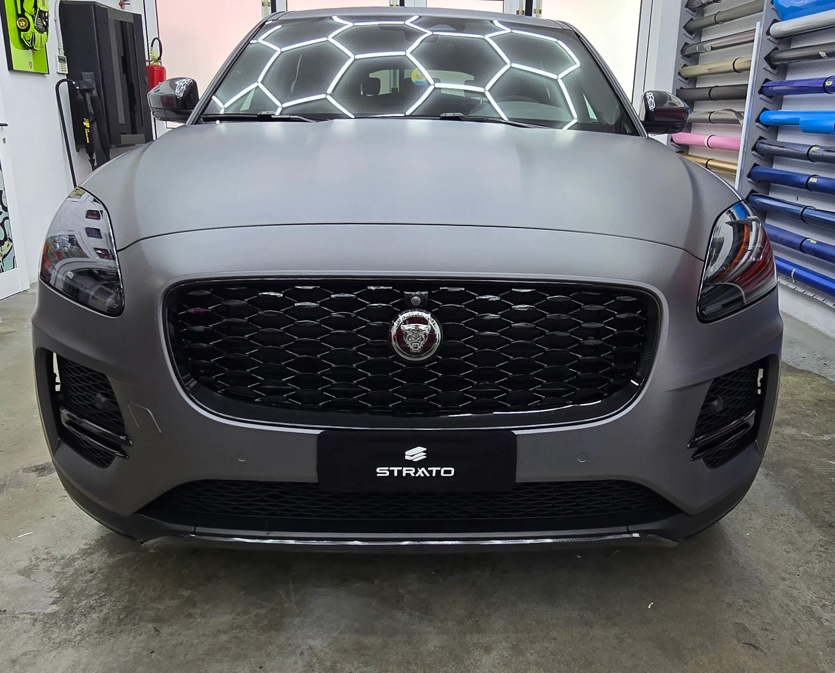 Jaguar E Pace | Car Wrapping Matte Dark Grey