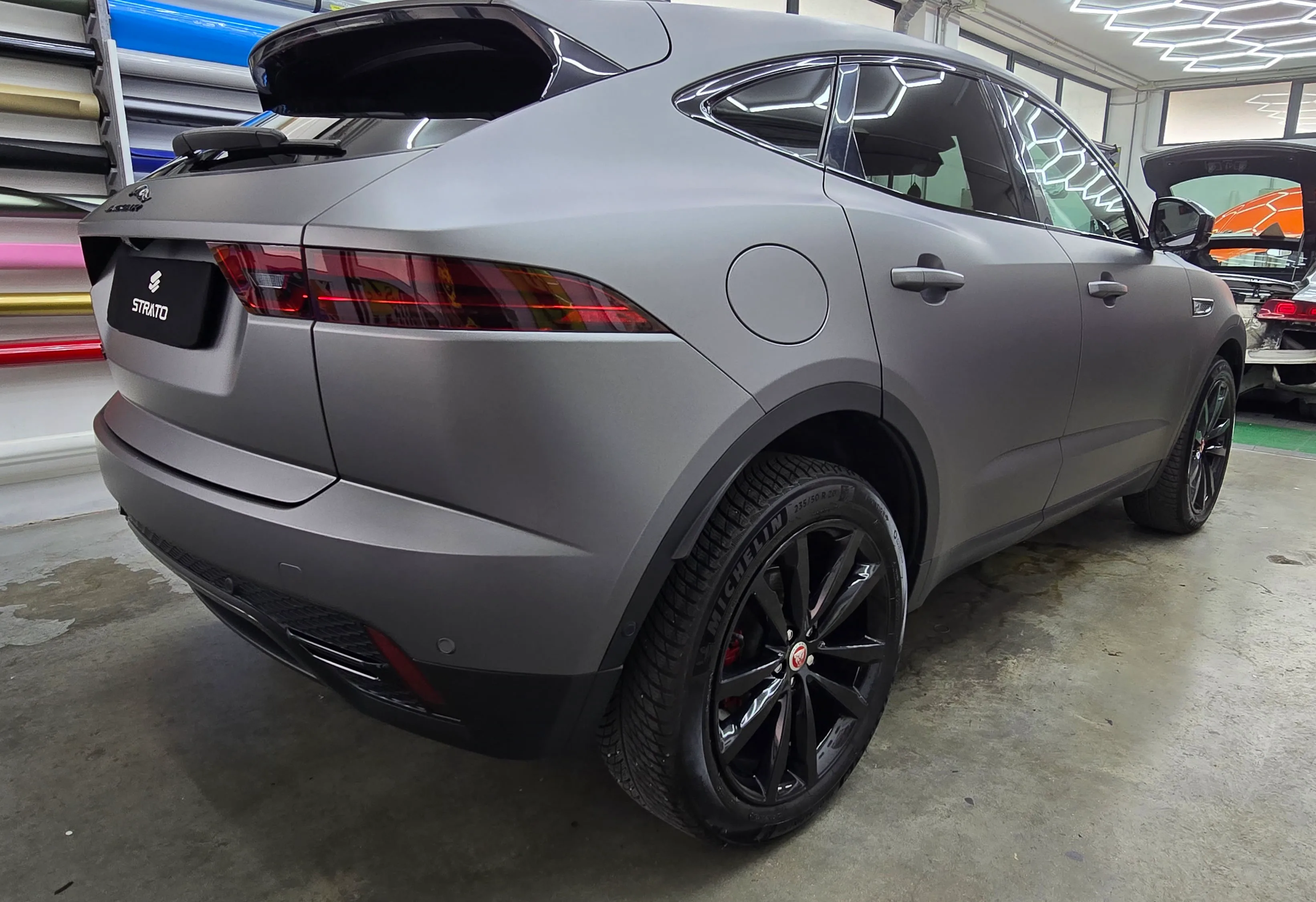Jaguar E Pace | Car Wrapping Matte Dark Grey