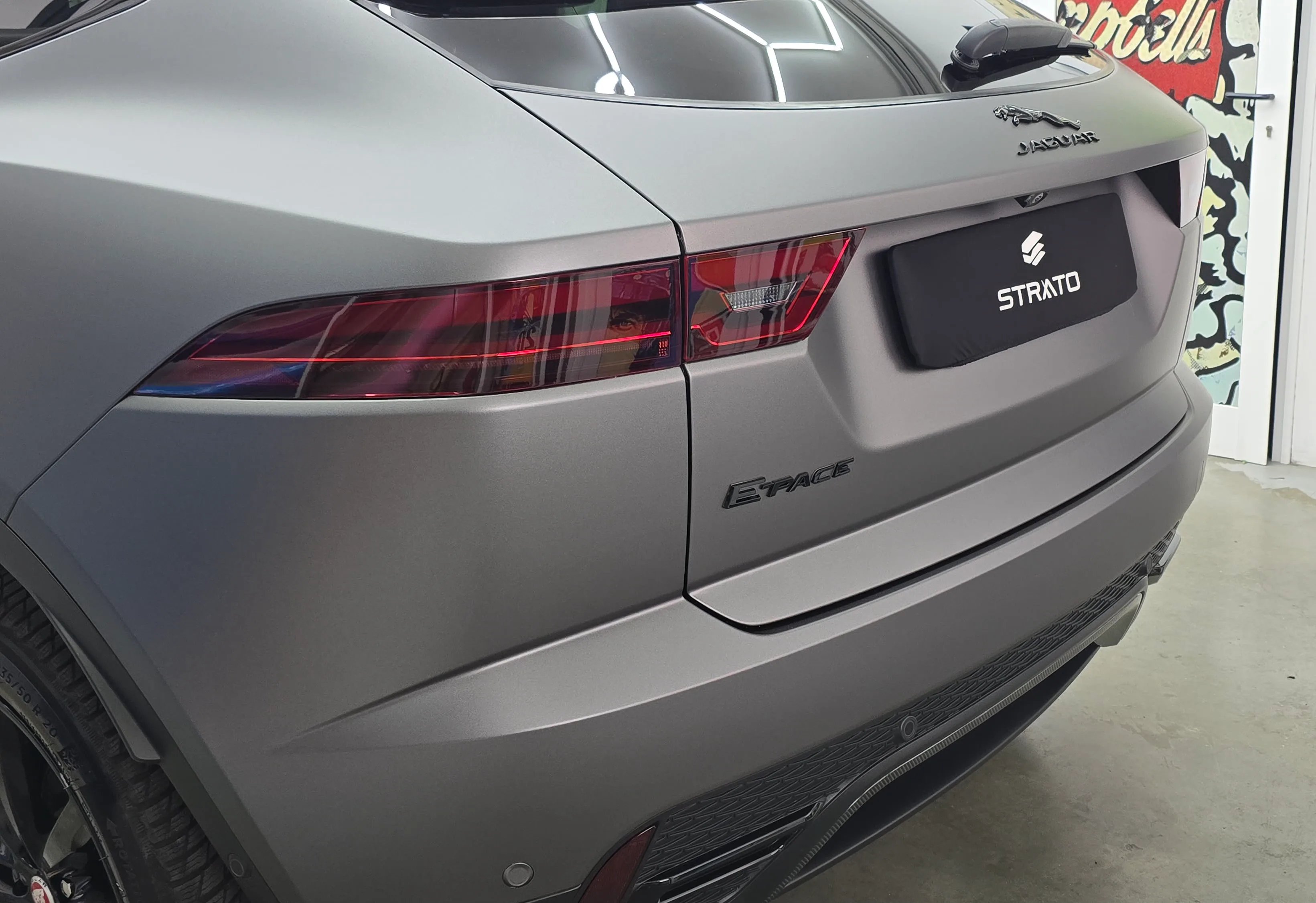 Jaguar E Pace | Car Wrapping Matte Dark Grey