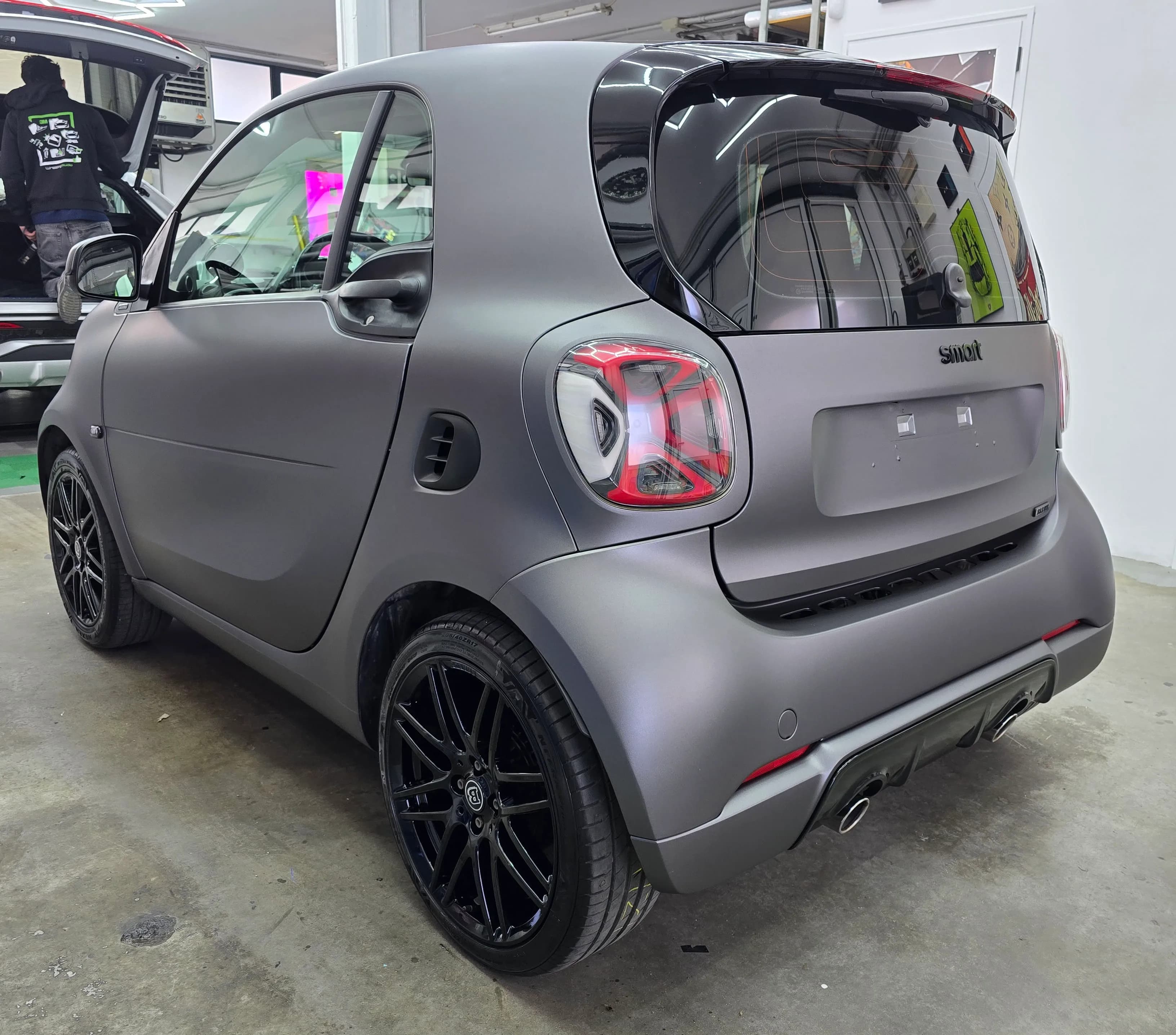 Smart Brabus  451 | Wrapping Matte Dark Grey