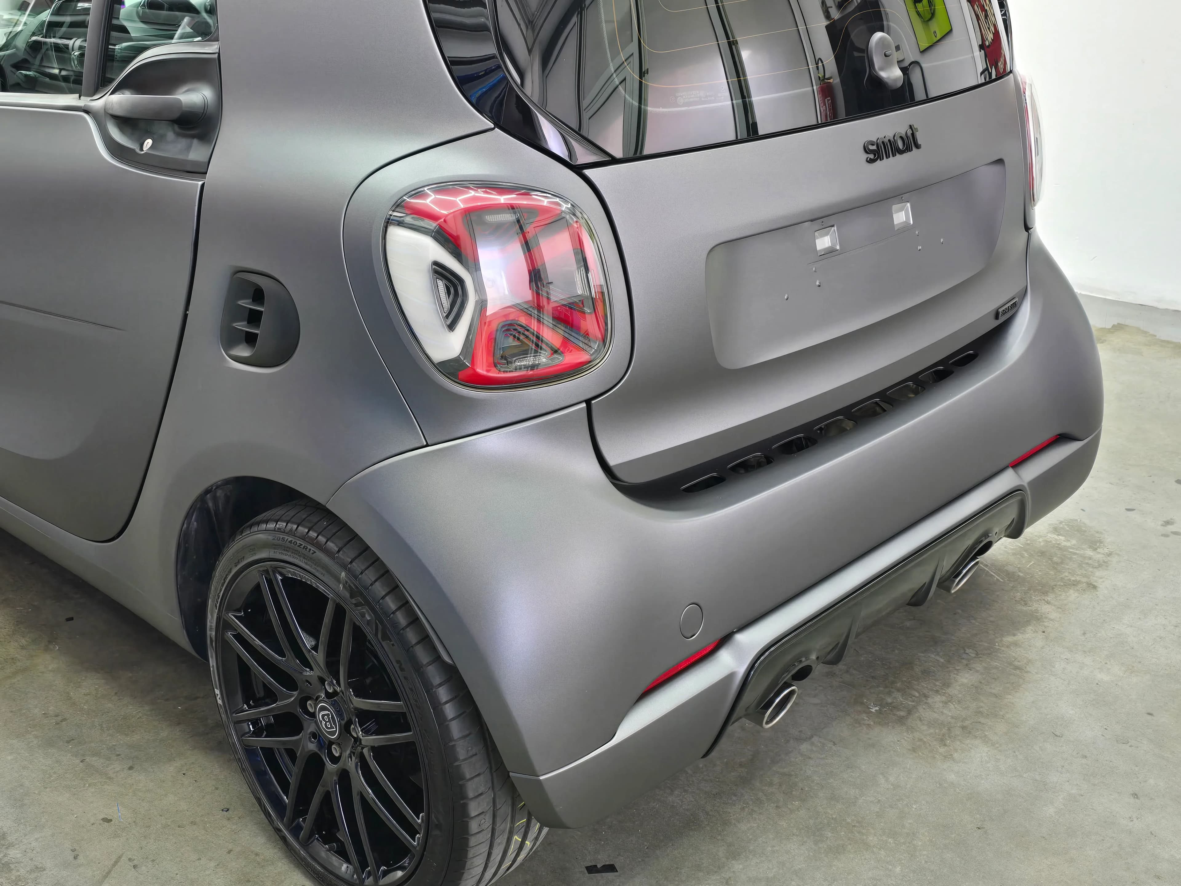 Smart Brabus  451 | Wrapping Matte Dark Grey