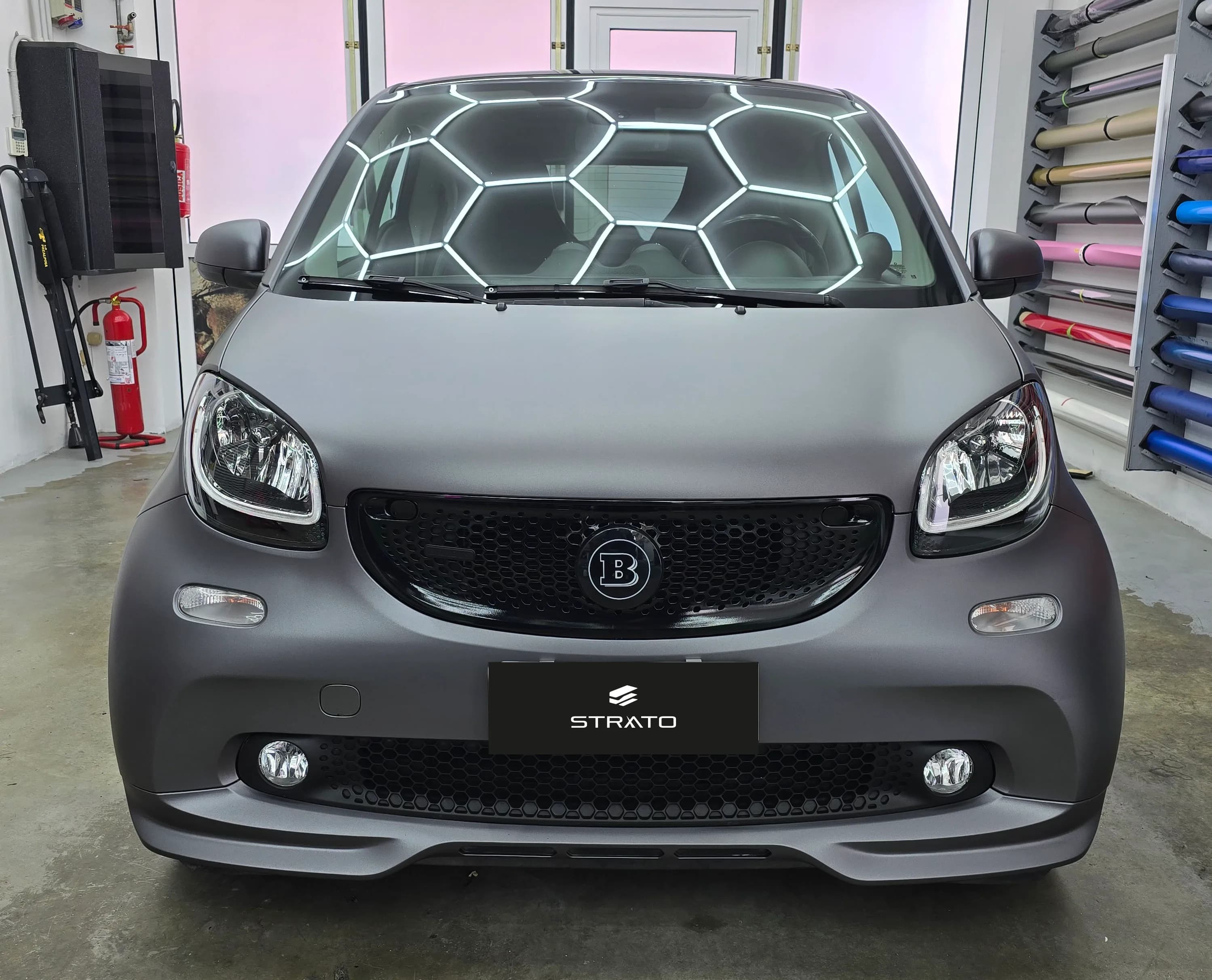 Smart Brabus  451 | Wrapping Matte Dark Grey