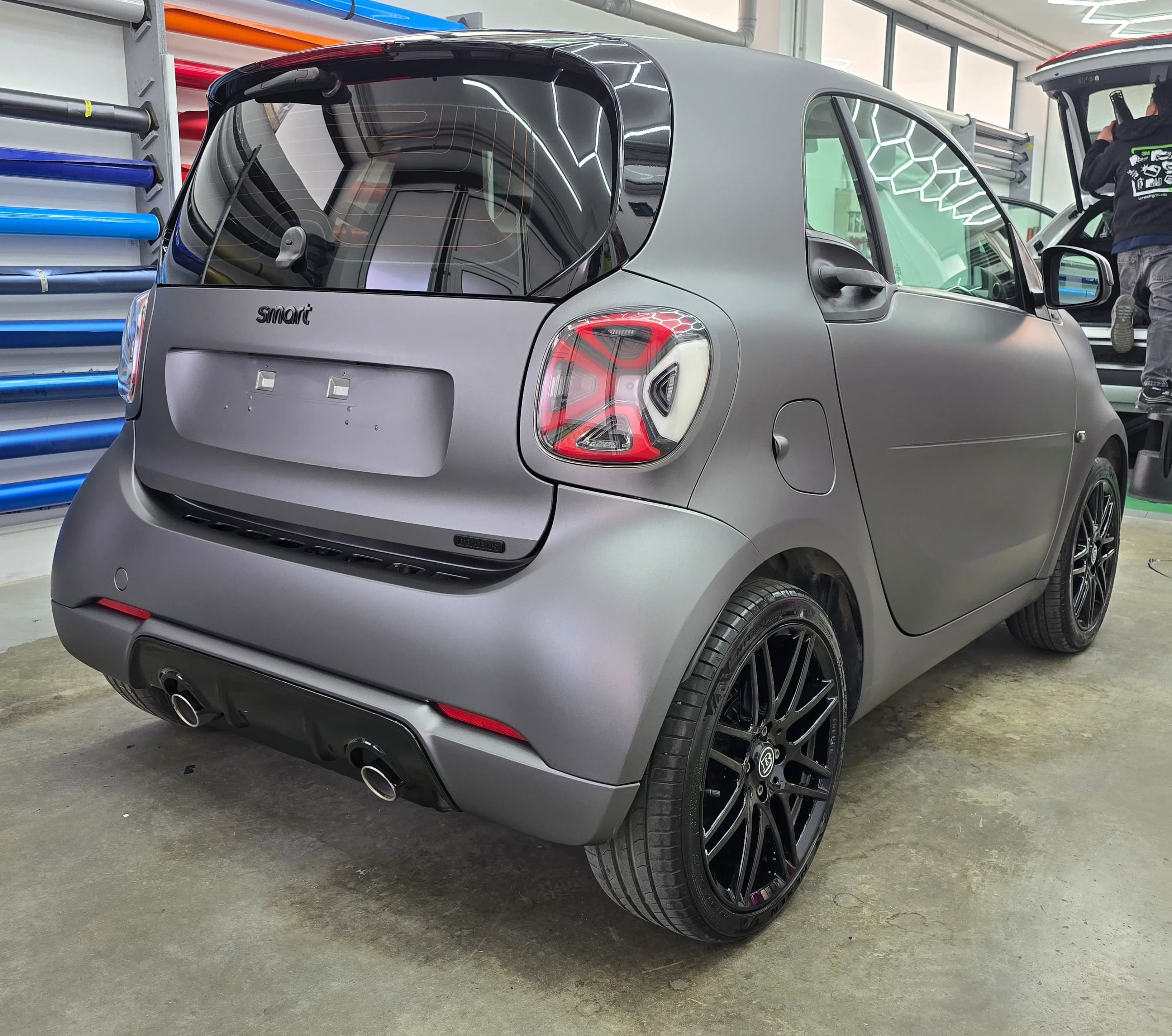 Smart Brabus  451 | Wrapping Matte Dark Grey