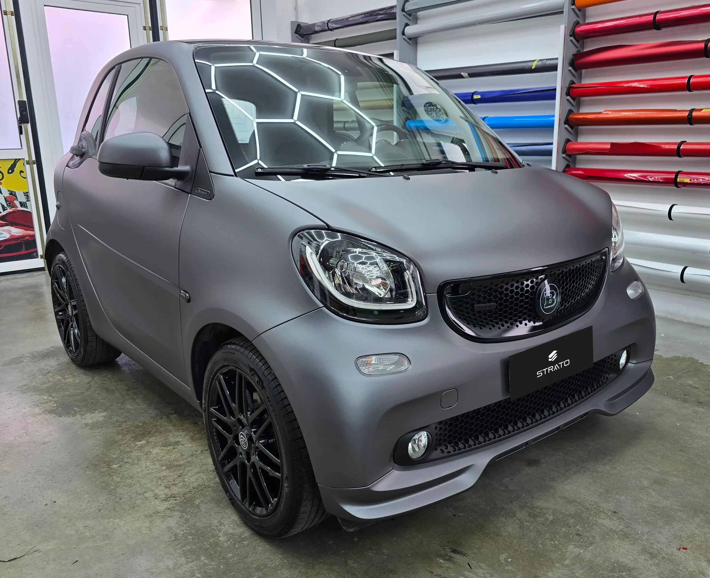 Smart Brabus  451 | Wrapping Matte Dark Grey