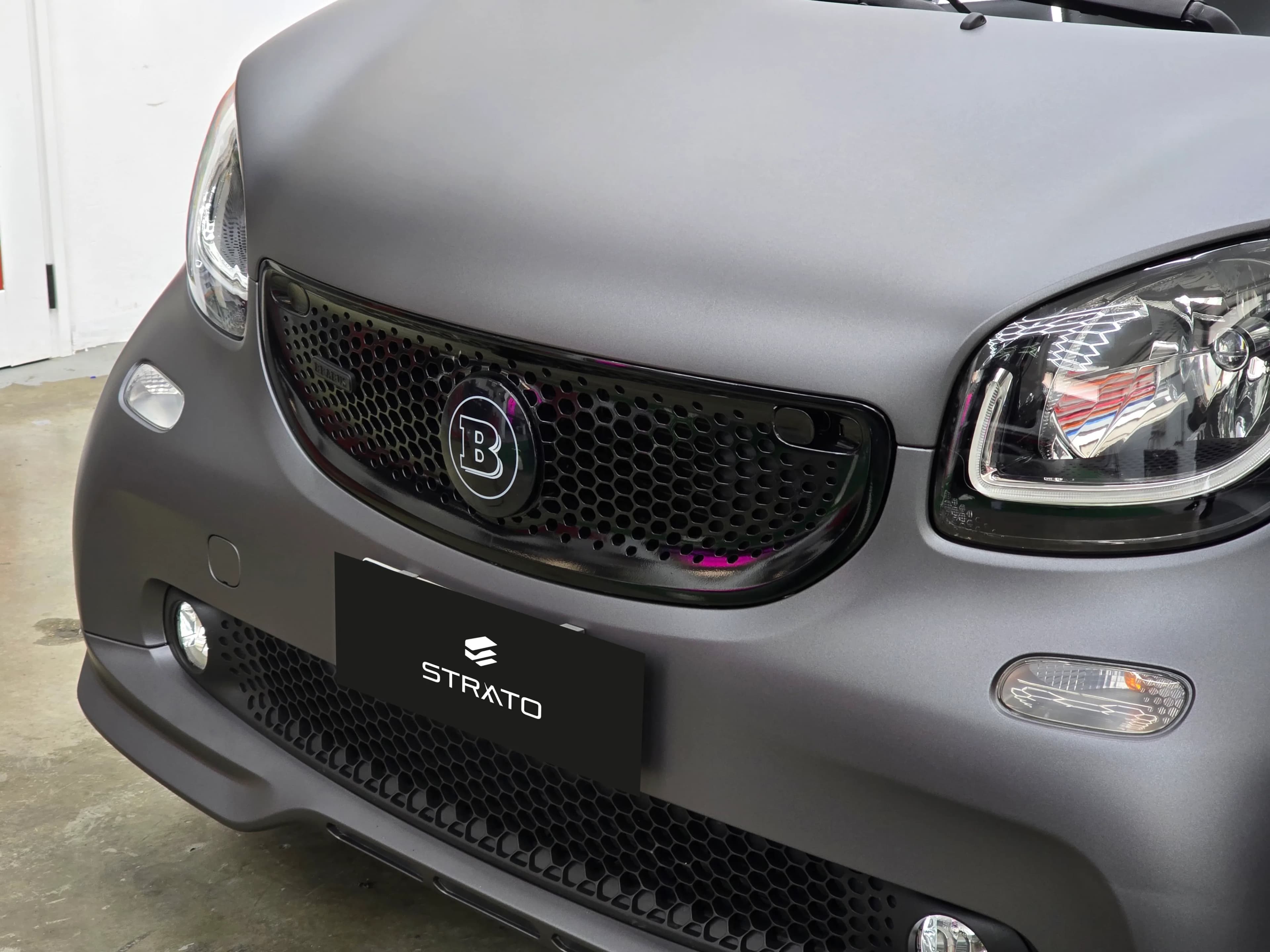 Smart Brabus  451 | Wrapping Matte Dark Grey
