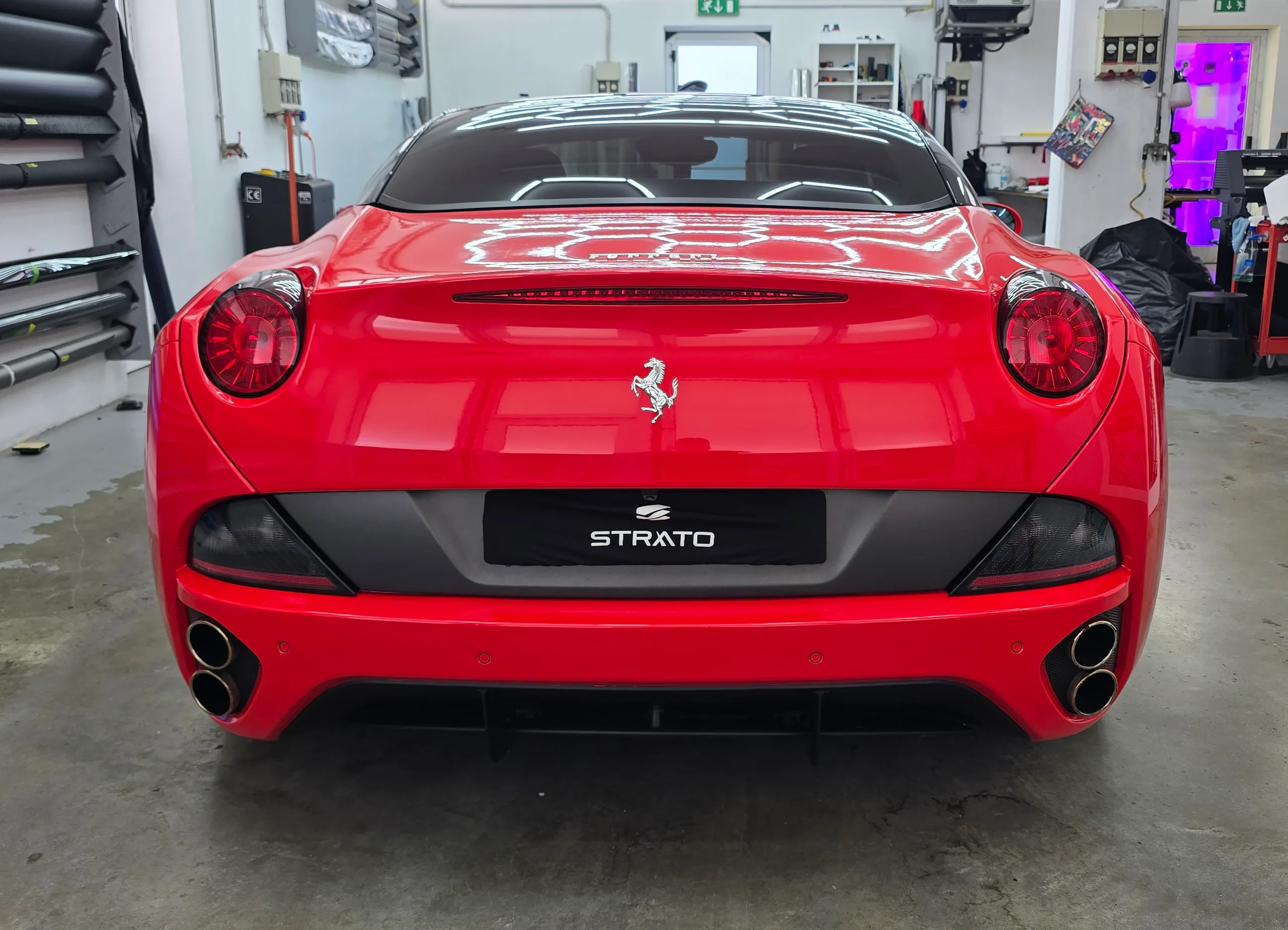Ferrari California | Wrapping High Gloss Rod Red