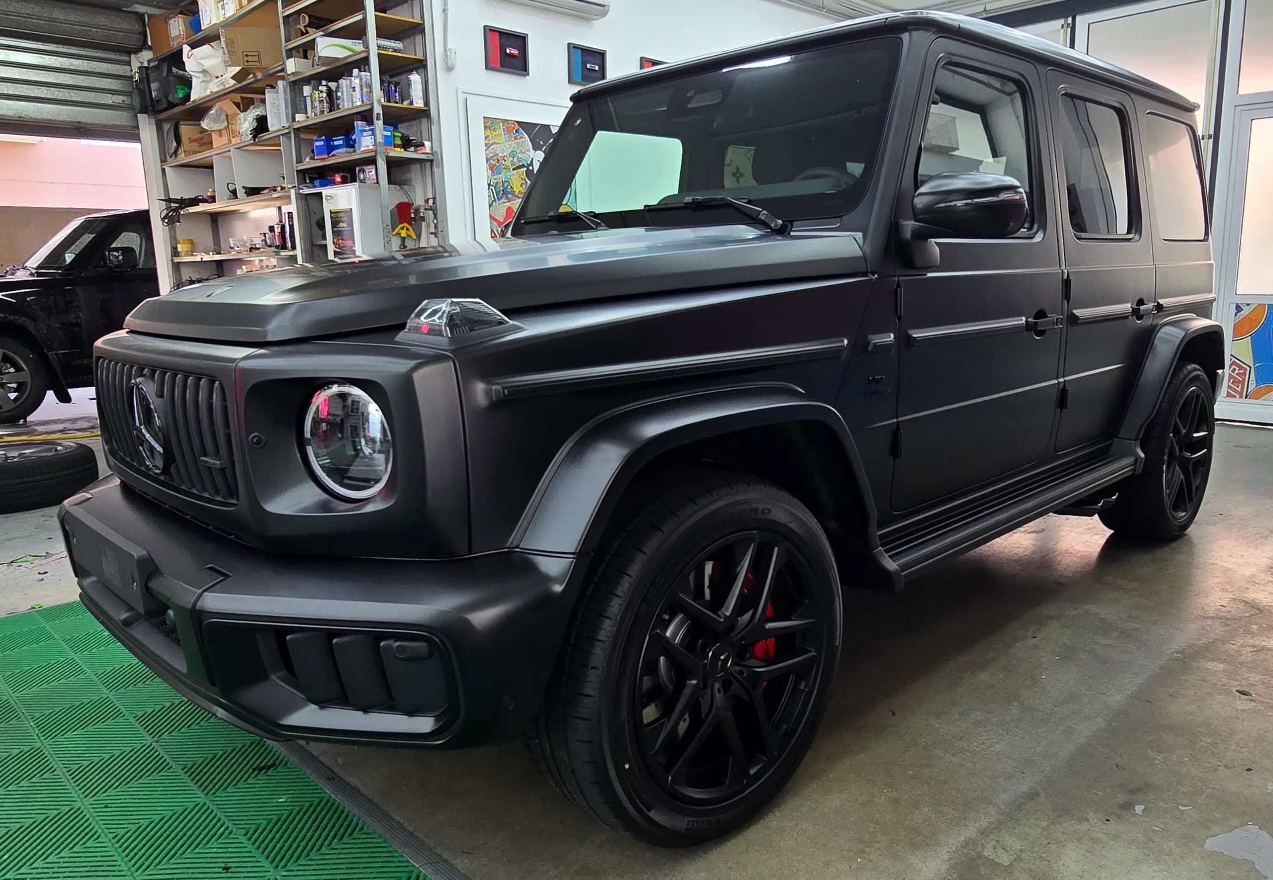 Mercedes G63 Class AMG | Wrapping TPU Satin Black