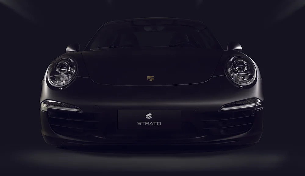 Porsche 911 Carrera S - Pellicola Auto 3M " Nero Opaco "
