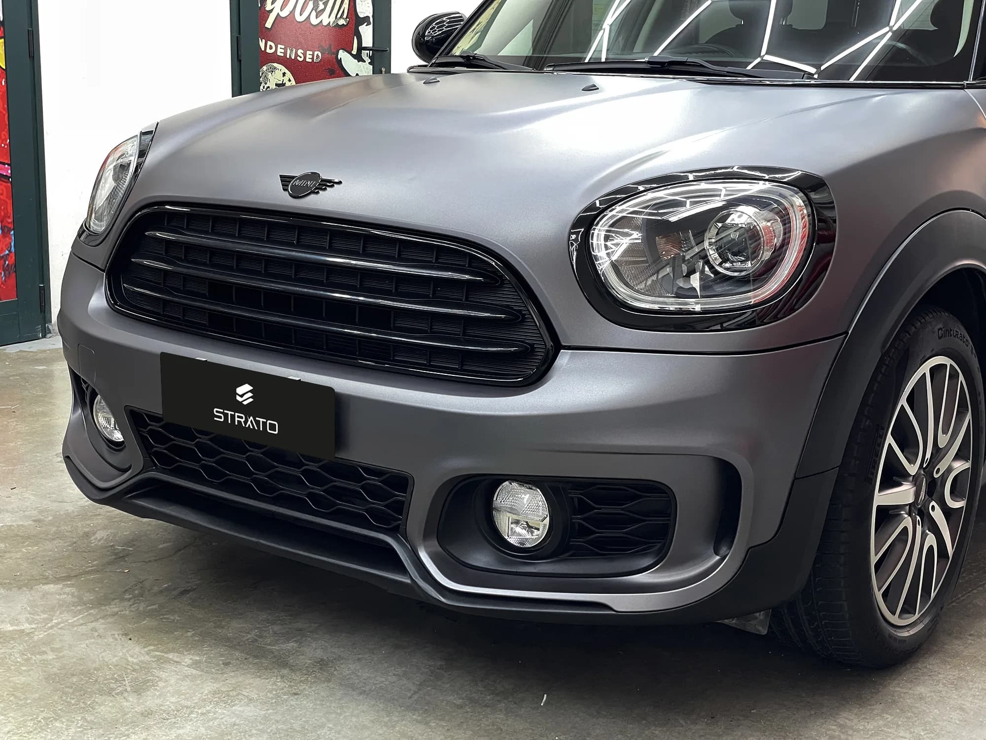 Mini Countryman | Wrapping Matte Dark Gray