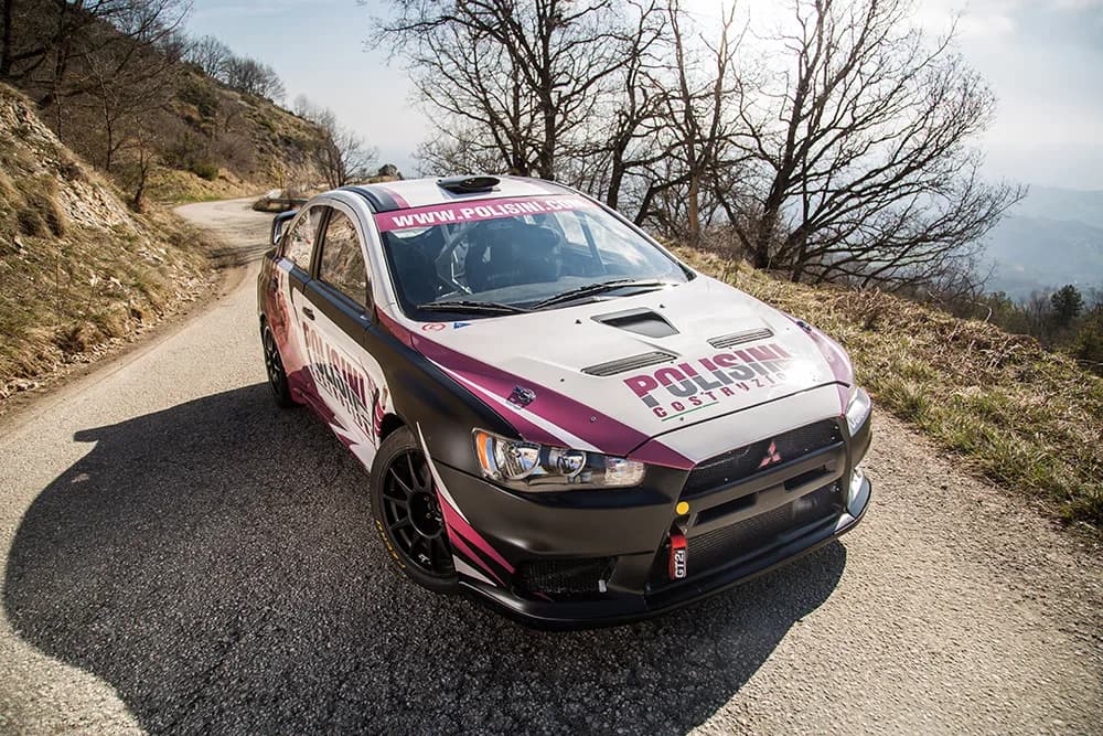 Mitsubishi Lancer Evolution X | Livrea Personalizzata Polisini Group